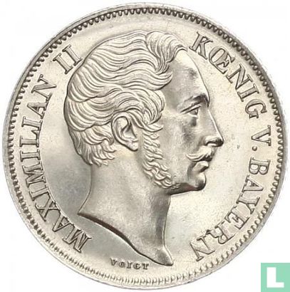 Beieren ½ gulden 1859 - Afbeelding 2