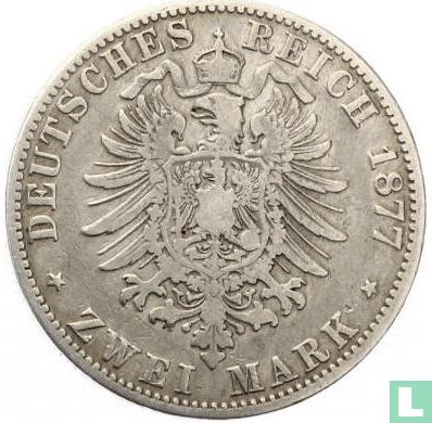 Hamburg 2 mark 1877 - Image 1