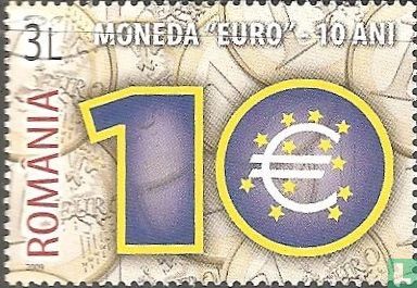 10 jaar sinds de introductie van de euromunt