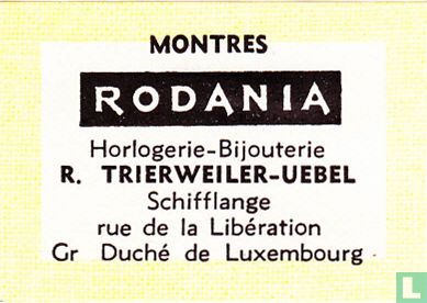 Montres Rodania - Trierweiler-Uebel