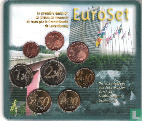Luxemburg jaarset 2002 (met drukfout) - Afbeelding 2