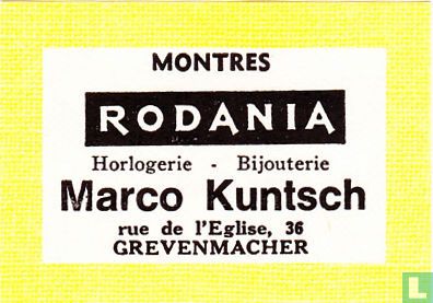 Montres Rodania - Marco Kuntsch