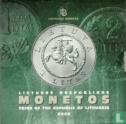 Litouwen combinatie set 2008 "Lietuvos Bankas" - Afbeelding 1