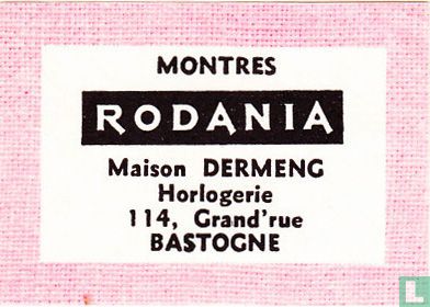 Montres Rodania - Maison Dermeng