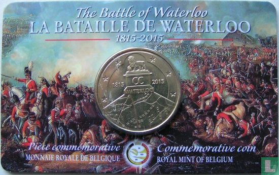 Belgien 2½ Euro 2015 (Coincard) "200th anniversary of the Battle of Waterloo" - Bild 2