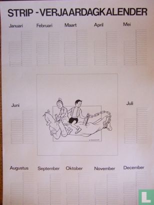 Strip-Verjaardagkalender W. Vandersteen - Image 1