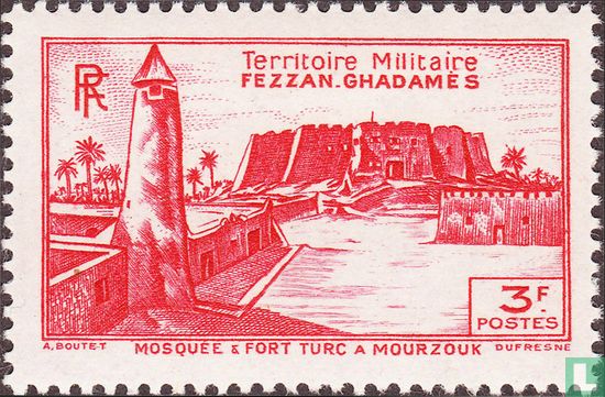 Mourzouk moskee en fort