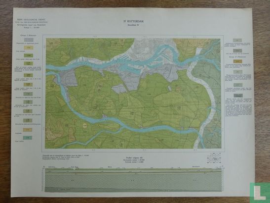 Geologische kaart van Nederland 37 Rotterdam Kwartblad IV