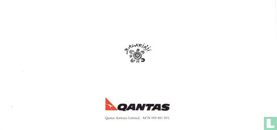 QANTAS - Boeing 747-400 Faltkarte "The journey of the kangaroo" - Image 2