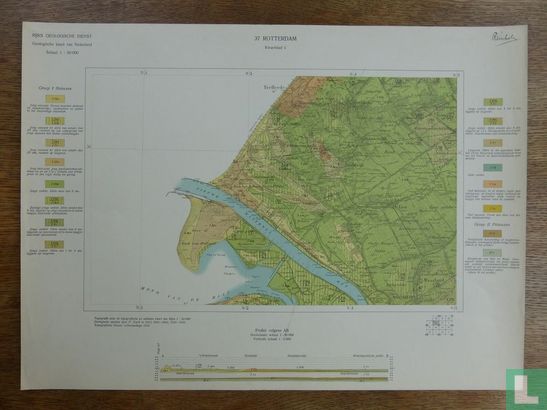 Geologische kaart van Nederland 37 Rotterdam Kwartblad I