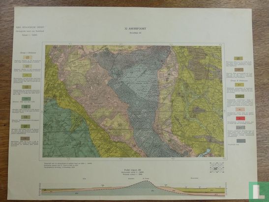 Geologische kaart van Nederland 1:50.000. Blad 32 Amersfoort Kwartblad III