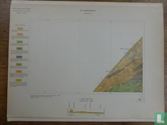 Geologische kaart van Nederland 1:50.000. Blad 30 's-Gravenhage, Kwartblad III