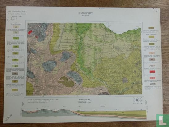 Geologische kaart van Nederland 1:50.000. Blad 32 Amersfoort Kwartblad I
