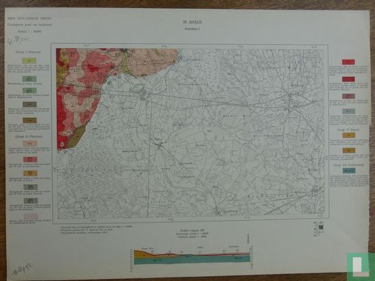 Geologische kaart van Nederland 1:50.000. Blad 35 Ahaus Kwartblad I