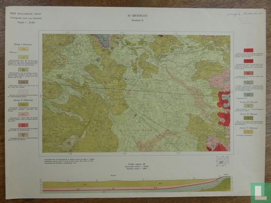 Geologische kaart van Nederland 1:50.000. Blad 34 Groenlo Kwartblad III