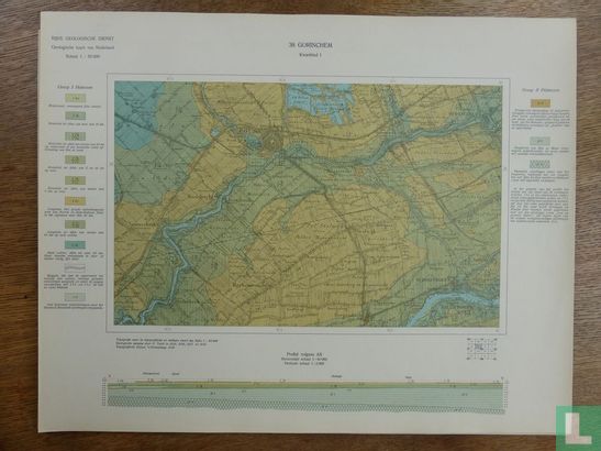Geologische kaart van Nederland 1:50.000. Blad 38 Gorinchem Kwartblad I 