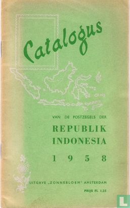 Catalogus van de postzegels der Republik Indonesia 1958 - Afbeelding 1