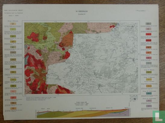 Geologische kaart van Nederland 1:50.000. Blad 34 Groenlo Kwartblad IV