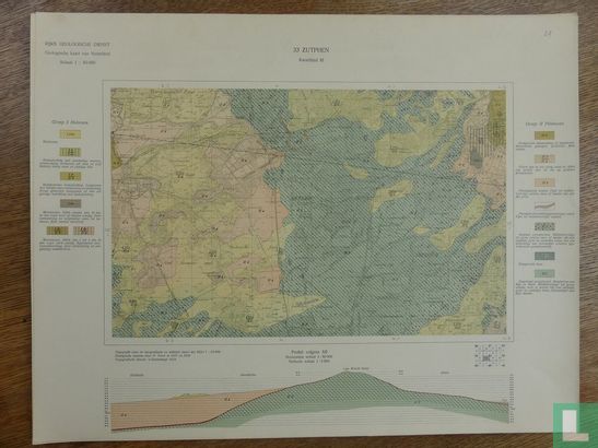 Geologische kaart van Nederland 1:50.000. Blad 33 Zutphen Kwartblad III