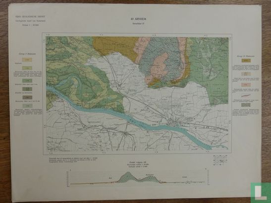 Geologische kaart van Nederland 1:50.000. Blad 40 Arnhem IV