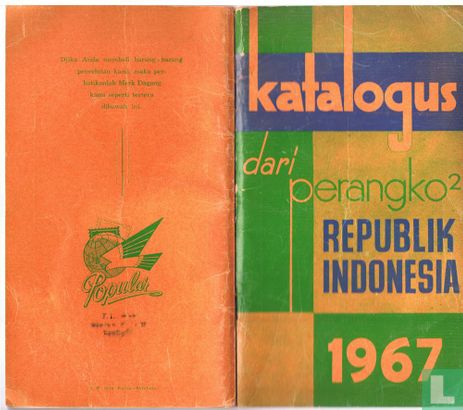 Katalogus Dari Perangko2 Republik Indonesia 1967 - Afbeelding 1