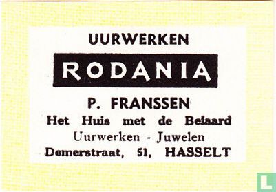 Uurwerken Rodania P. Franssen