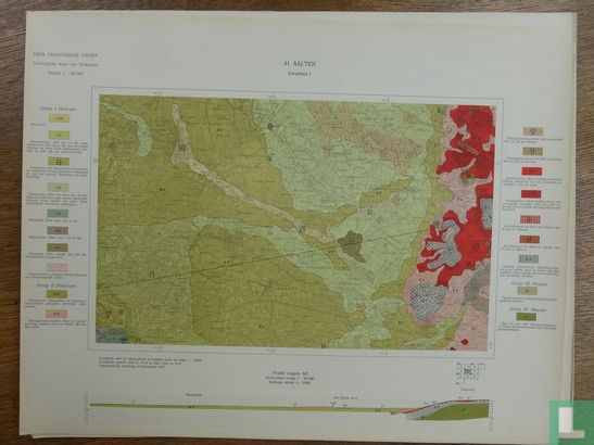 Geologische kaart van Nederland 1:50.000. Blad 41 Aalten, Kwartblad I