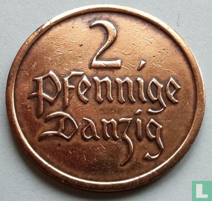 Danzig 2 pfennige 1937 - Afbeelding 2