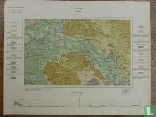 Geologische kaart van Nederland 1:50.000. Blad 40 Arnhem II
