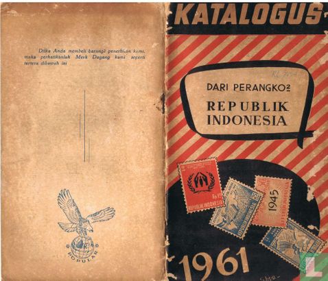 Katalogus Dari Perangko2 Republik Indonesia 1961 - Afbeelding 1