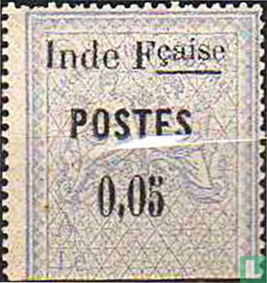Revenue stamp, with surcharge