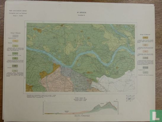 Geologische kaart van Nederland 1:50.000. Blad 40 Arnhem III