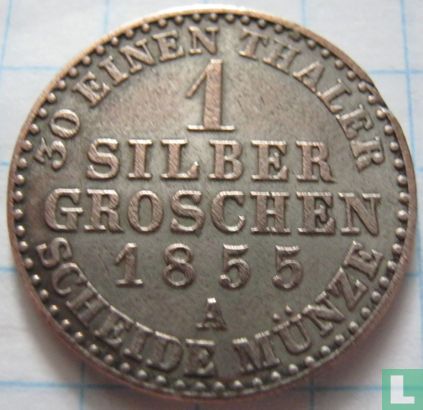 Prussia 1 silbergroschen 1855 - Image 1