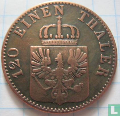 Prussia 3 pfenninge 1862 - Image 2