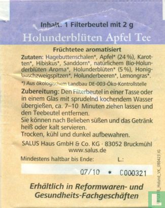 Holunderblüten Apfel Tee  - Image 2