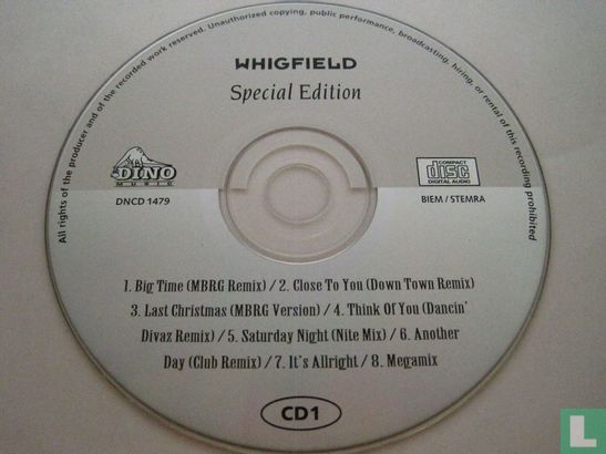 Whigfield - Special Edition - Afbeelding 3