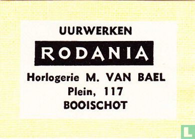 Uurwerken Rodania Horlogerie M. Van Bael