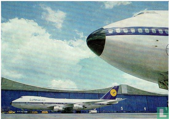 Flughafen Frankfurt / Lufthansa Boeing 747 - Bild 1