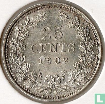 Niederlande 25 Cent 1902 - Bild 1