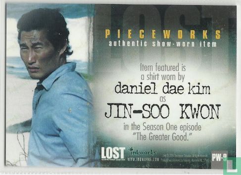 Daniel Dae Kim as Jin-Soo Kwon (piecework) - Afbeelding 2