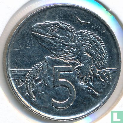 Nieuw-Zeeland 5 cents 1999 - Afbeelding 2