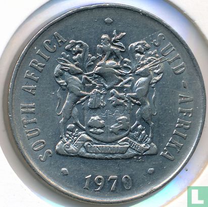 South Africa 50 cents 1970 - Image 1