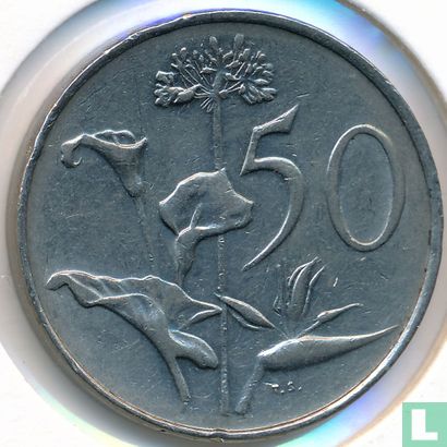 Afrique du Sud 50 cents 1970 - Image 2