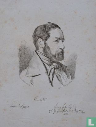 Portret van Franz von Gaudy (1800-1840)