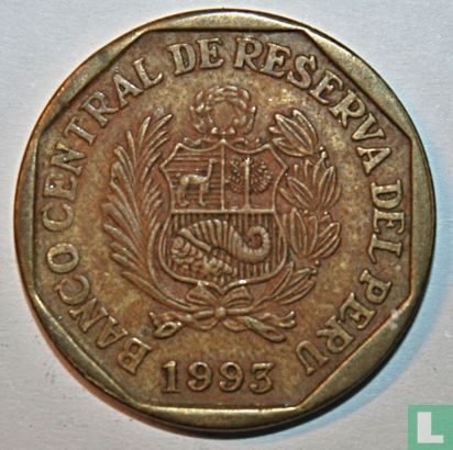 Pérou 20 céntimos 1993 (type 2) - Image 1
