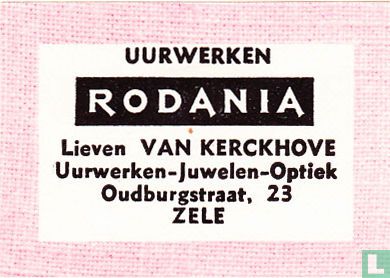 Uurwerken Rodania - Lieven Van Kerckhove