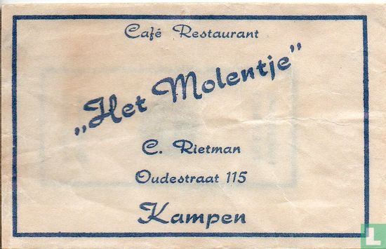 Cafe Restaurant "Het Molentje" - Image 1