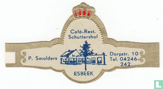 Café-Rest. Schuttershof Esbeek - P.Smolders - Dorpstr. 10 Tel. 04246-242 - Afbeelding 1