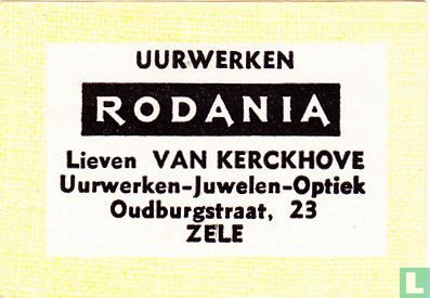 Uurwerken Rodania - Lieven Van Kerckhove