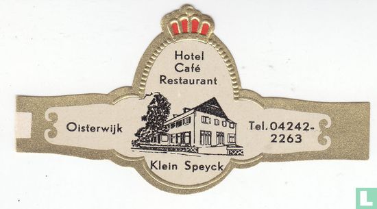 Hotel Café Restaurant Klein Speyck - Oisterwijk - Tel 04242-2263 - Afbeelding 1